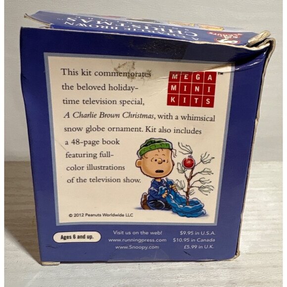 A Charlie Brown Christmas Snow Globe With Snoopy & Charlie - Picture 6 of 9